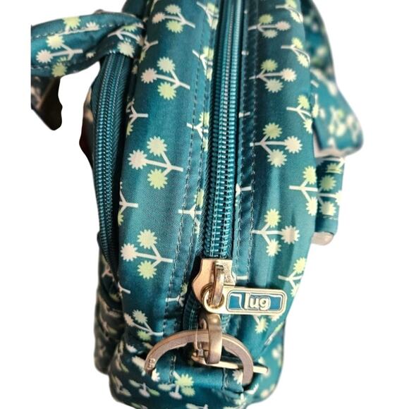 Lug Carry All Bag TukTuk New with Tags Aqua Teal Orchard Print Grad, Vaca, Baby - Picture 6 of 7